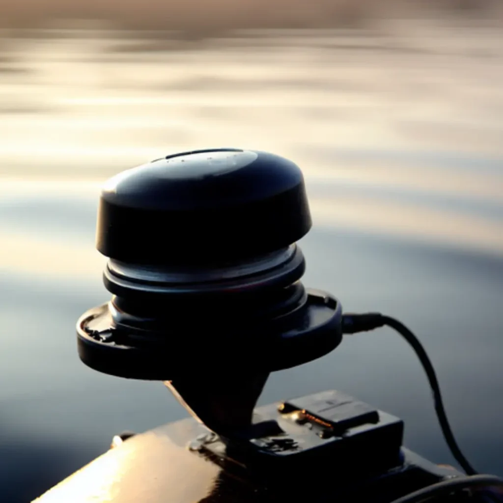 Transducer on Bass Boat