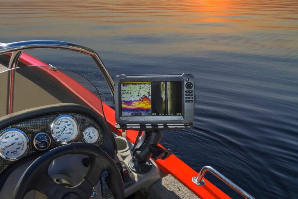 An expensive fish finder