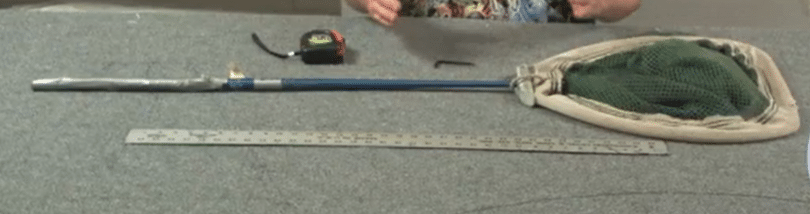how to measure for a replacement fishing net